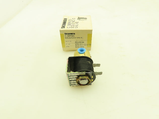 Honeywell Skinner C2JX194 Solenoid Valve 2-Way (NC) 120V 90 PSI 1/8" NPT