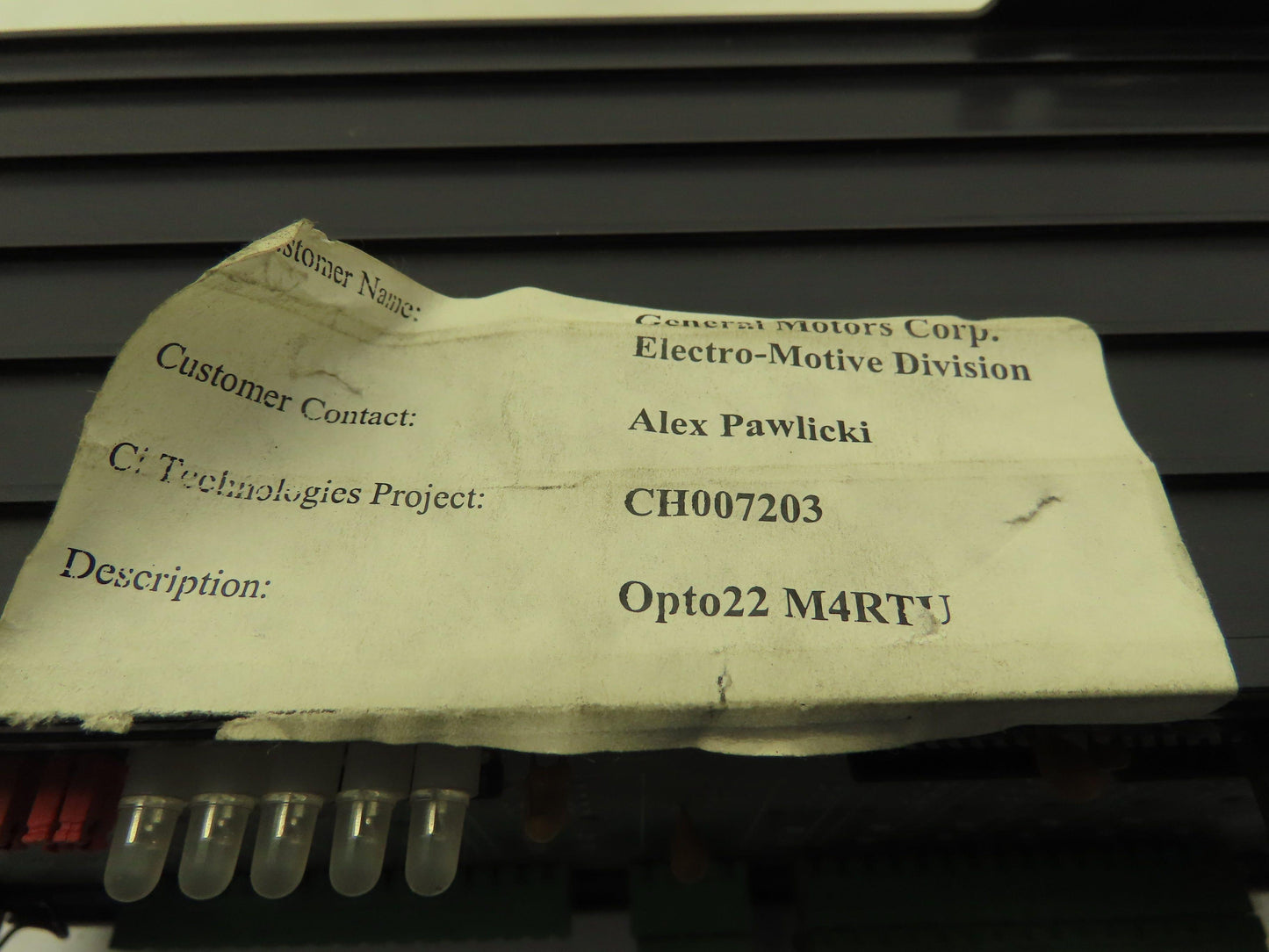 Opto 22 M4 RTU Modular RTU/DAS Controller Module Input Output