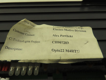 Opto 22 M4 RTU Modular RTU/DAS Controller Module Input Output