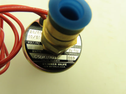 Honeywell Skinner C5DK1060 Solenoid Valve 3-Way (NO) 120V 60 PSI 1/8" NPT
