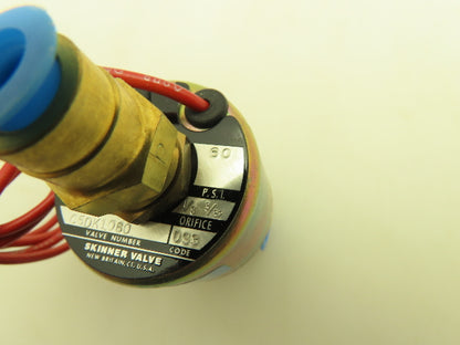 Honeywell Skinner C5DK1060 Solenoid Valve 3-Way (NO) 120V 60 PSI 1/8" NPT