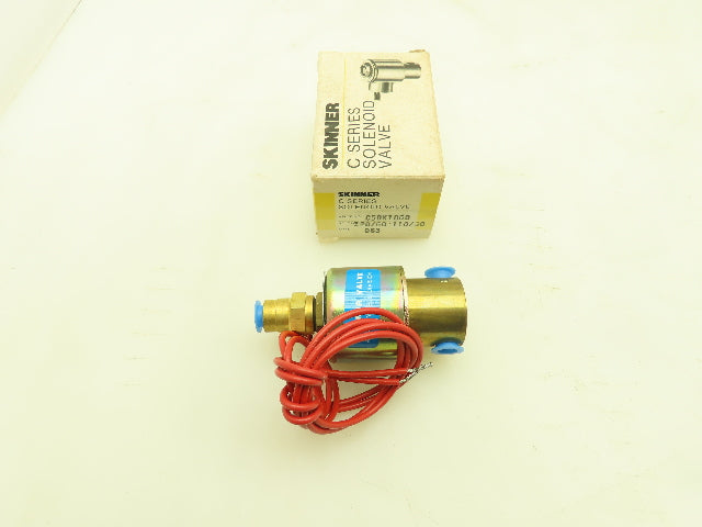 Honeywell Skinner C5DK1060 Solenoid Valve 3-Way (NO) 120V 60 PSI 1/8" NPT