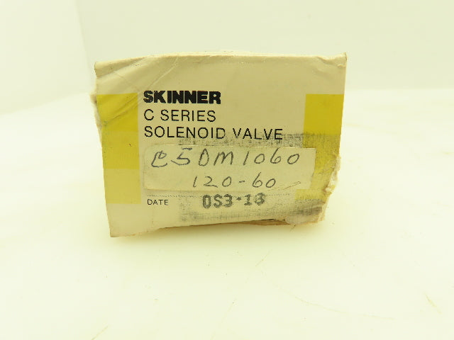 Honeywell Skinner C5DM1060 Solenoid Valve 3-Way (NO) 120V 60 PSI 1/8" NPT