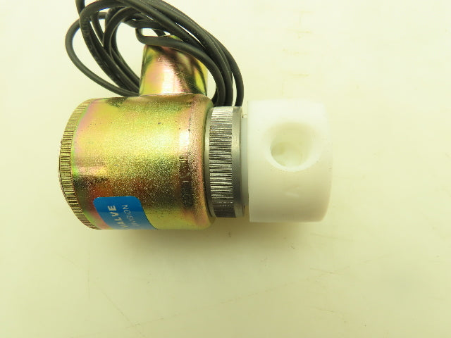 Skinner X42LBOFT022 Dry Operator Teflon Solenoid Valve 2-Way (NC) 120V 20 PSI