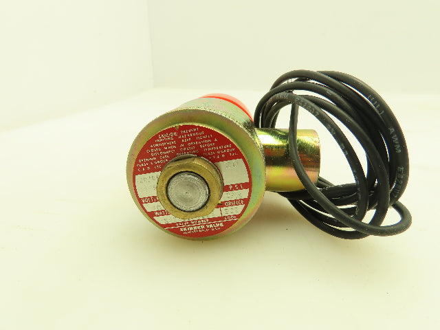 Skinner X42LBOFT022 Dry Operator Teflon Solenoid Valve 2-Way (NC) 120V 20 PSI