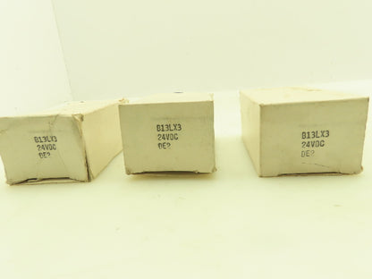 Honeywell Skinner B13LX3 Solenoid Valve 3-Way NC 24VDC 100PSI 1/8" NPT Lot of 3