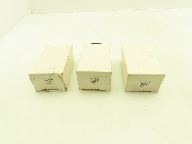 Honeywell Skinner B13LX3 Solenoid Valve 3-Way NC 24VDC 100PSI 1/8" NPT Lot of 3