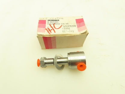 Skinner B16DK9050 Solenoid Valve 3-Way NC 50PSI 1/8" NPT -No Coil  Lot of 2