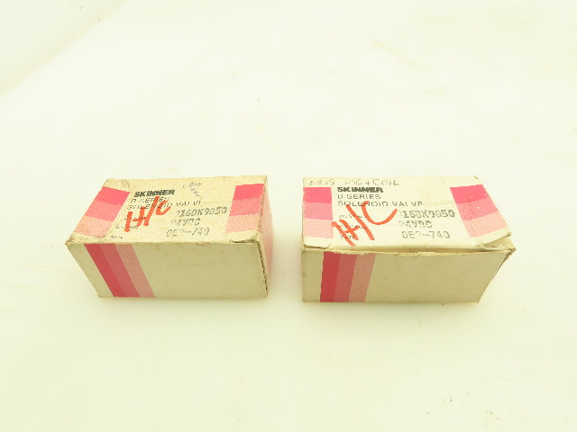 Skinner B16DK9050 Solenoid Valve 3-Way NC 50PSI 1/8" NPT -No Coil  Lot of 2