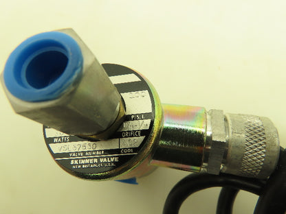 Honeywell Skinner V5L57550 Solenoid Valve 3-Way NC 100PSI 120V 1/4" NPT V5 Ser