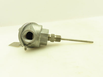 Lesman Instrument 620-MT-2070 Thermocouple 3/4" NPT 90 Housing Stainless Probe