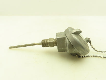 Lesman Instrument 620-MT-2070 Thermocouple 3/4" NPT 90 Housing Stainless Probe