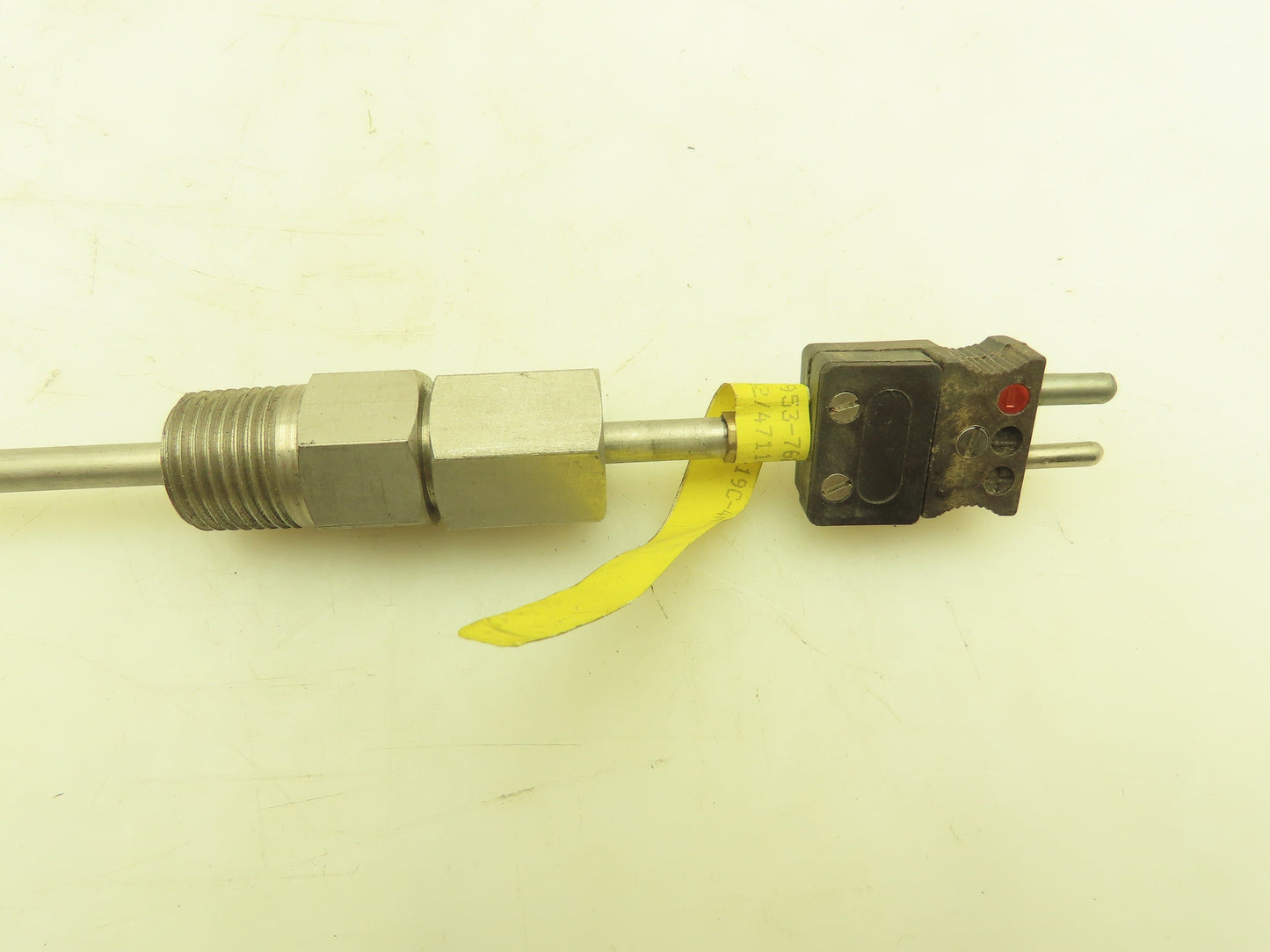 Lesman Instrument J48U-016-19C-4MT Thermocouple 16 1/2" Probe Stainless 3/4" NPT