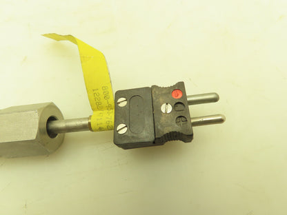 Lesman Instrument J48U-016-19C-4MT Thermocouple 16 1/2" Probe Stainless 3/4" NPT