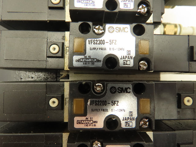 SMC VV5FS2 Plug-In 7-Station Manifold Control Unit VFS2000 Solenoid Valve Bank