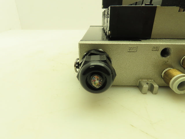 SMC VV5FS2 Plug-In 7-Station Manifold Control Unit VFS2000 Solenoid Valve Bank
