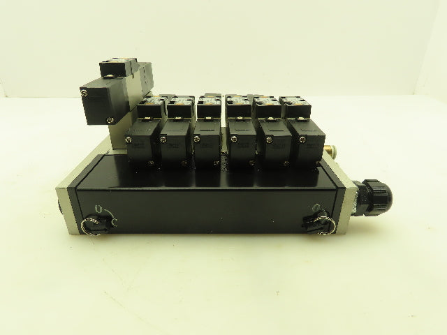SMC VV5FS2 Plug-In 7-Station Manifold Control Unit VFS2000 Solenoid Valve Bank