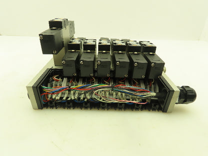 SMC VV5FS2 Plug-In 7-Station Manifold Control Unit VFS2000 Solenoid Valve Bank