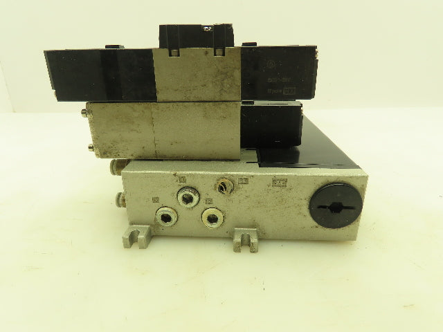 SMC VV5FS2 Plug-In 6-Station Manifold Control Unit VFS2000 Solenoid Valve Bank