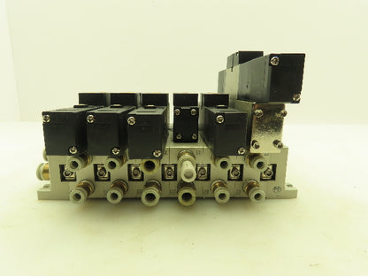 SMC VV5FS2 Plug-In 6-Station Manifold Control Unit VFS2000 Solenoid Valve Bank