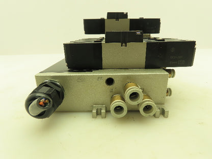 SMC VV5FS2 Plug-In 6-Station Manifold Control Unit VFS2000 Solenoid Valve Bank