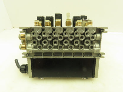 SMC VV5FS2 Plug-In 6-Station Manifold Control Unit VFS2000 Solenoid Valve Bank