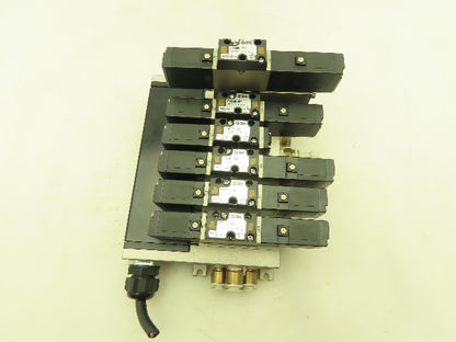 SMC VV5FS2 Plug-In 6-Station Manifold Control Unit VFS2000 Solenoid Valve Bank