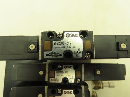 SMC VV5FS2 Plug-In 6-Station Manifold Control Unit VFS2000 Solenoid Valve Bank