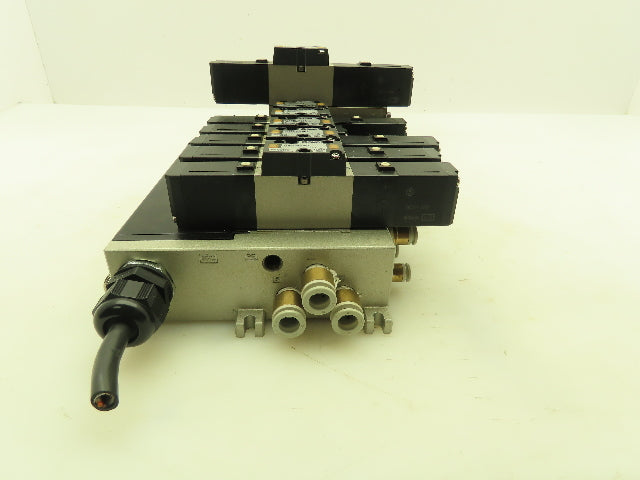 SMC VV5FS2 Plug-In 6-Station Manifold Control Unit VFS2000 Solenoid Valve Bank