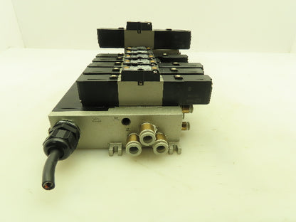 SMC VV5FS2 Plug-In 6-Station Manifold Control Unit VFS2000 Solenoid Valve Bank