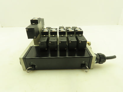 SMC VV5FS2 Plug-In 6-Station Manifold Control Unit VFS2000 Solenoid Valve Bank