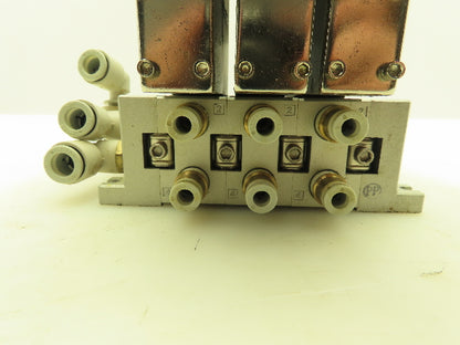 SMC VV5FS2 Plug-In 3-Station Manifold Control Unit VFS2600 Solenoid Valve Bank
