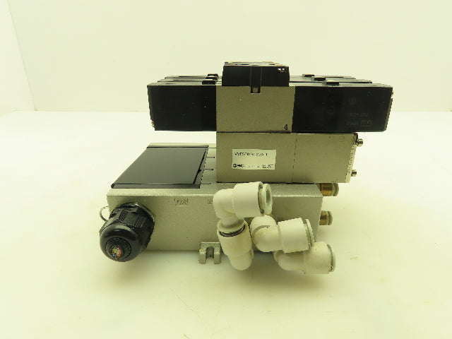SMC VV5FS2 Plug-In 3-Station Manifold Control Unit VFS2600 Solenoid Valve Bank