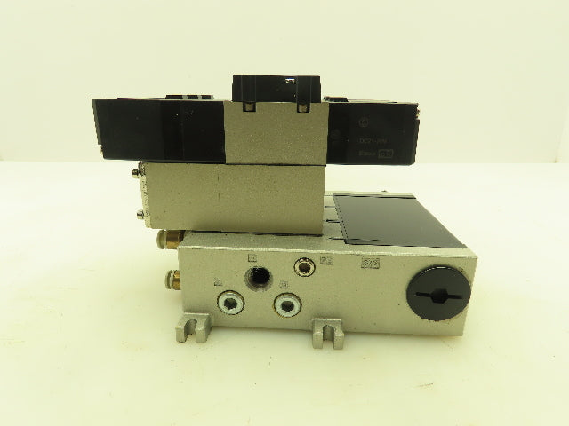 SMC VV5FS2 Plug-In 3-Station Manifold Control Unit VFS2600 Solenoid Valve Bank
