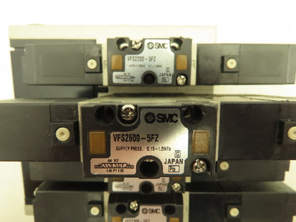 SMC VV5FS2 Plug-In 4-Station Manifold Control Unit VFS2000 Solenoid Valve Bank