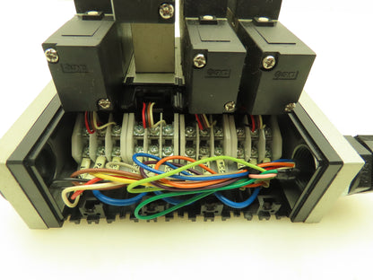 SMC VV5FS2 Plug-In 4-Station Manifold Control Unit VFS2000 Solenoid Valve Bank