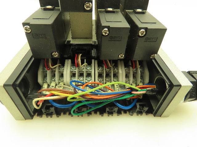 SMC VV5FS2 Plug-In 4-Station Manifold Control Unit VFS2000 Solenoid Valve Bank