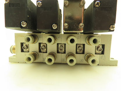 SMC VV5FS2 Plug-In 4-Station Manifold Control Unit VFS2000 Solenoid Valve Bank