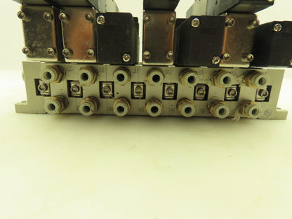 SMC VV5FS2 Plug-In 7-Station Manifold Control Unit VFS2000 Solenoid Valve Bank