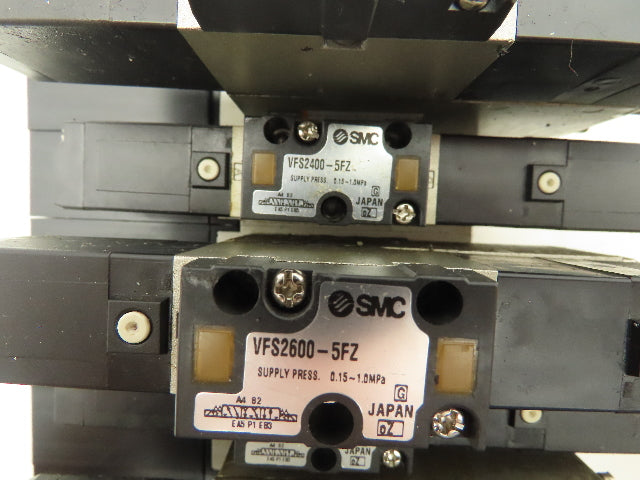 SMC VV5FS2 Plug-In 7-Station Manifold Control Unit VFS2000 Solenoid Valve Bank