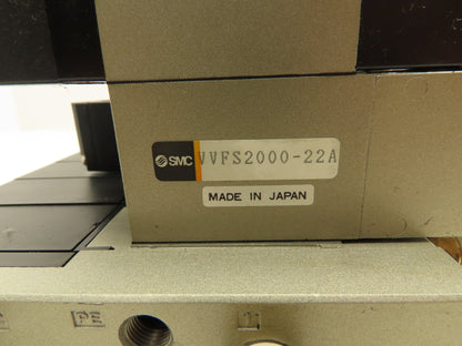 SMC VV5FS2 Plug-In 7-Station Manifold Control Unit VFS2000 Solenoid Valve Bank