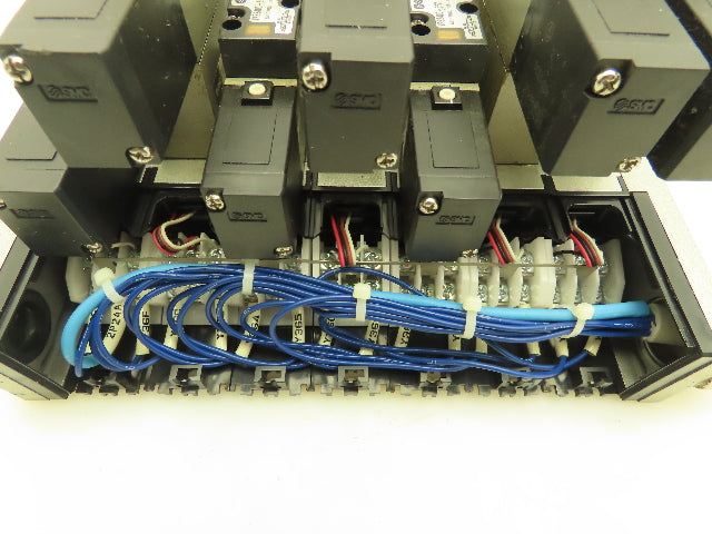 SMC VV5FS2 Plug-In 7-Station Manifold Control Unit VFS2000 Solenoid Valve Bank