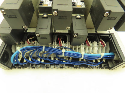 SMC VV5FS2 Plug-In 7-Station Manifold Control Unit VFS2000 Solenoid Valve Bank
