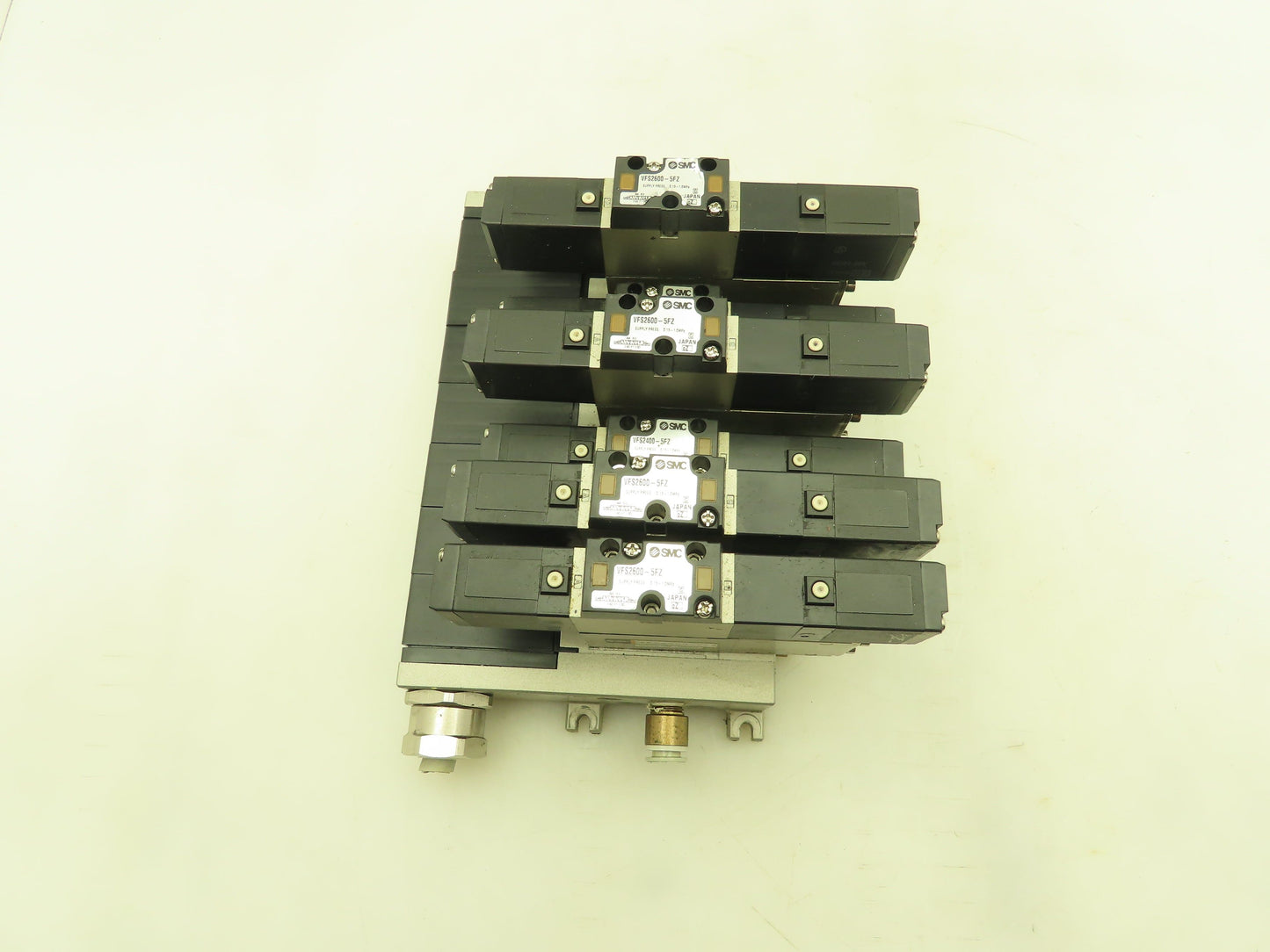 SMC VV5FS2 Plug-In 7-Station Manifold Control Unit VFS2000 Solenoid Valve Bank