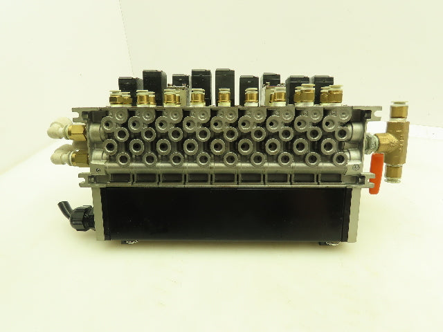 SMC VV5FS2 Plug-In 9-Station Manifold Control Unit VFS2000 Solenoid Valve Bank