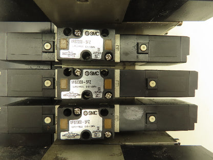 SMC VV5FS2 Plug-In 9-Station Manifold Control Unit VFS2000 Solenoid Valve Bank
