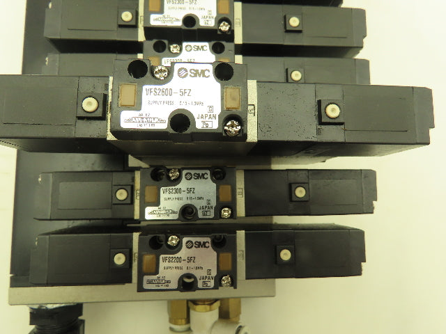 SMC VV5FS2 Plug-In 9-Station Manifold Control Unit VFS2000 Solenoid Valve Bank