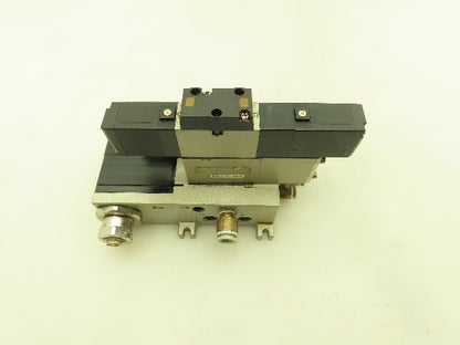 SMC VV5FS2 Plug-In 2-Station Manifold Control Unit VFS2000 Solenoid Valve Bank