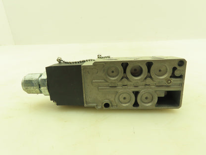 SMC VFS3100-5FZ  24VDC Single Solenoid Valve 5-Port Manifold Base  LOT OF  2
