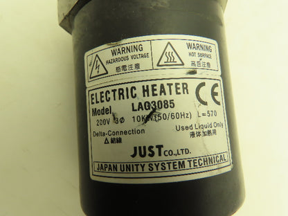 Just LAG3085 Electric Heater Element 200V 10Kw 3Ph Delta 57CM